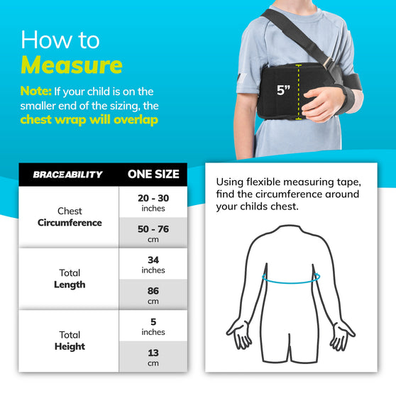 Sizing%20chart%20for%20BraceAbility%20Pediatric%20Shoulder%20Immobilizer%20fits%20kids%20chest%20circumferences%20up%20to%2030%20inches