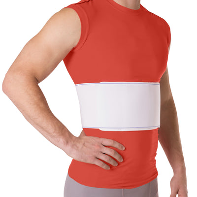 Rib injury and chest wrap for sore, broken, or bruised rib cage