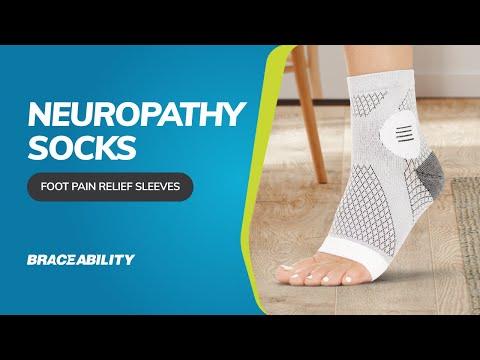 Neuropathy Socks | Compression Toeless Foot Pain Relief Sleeves for Diabetics and Peripheral Treatment
