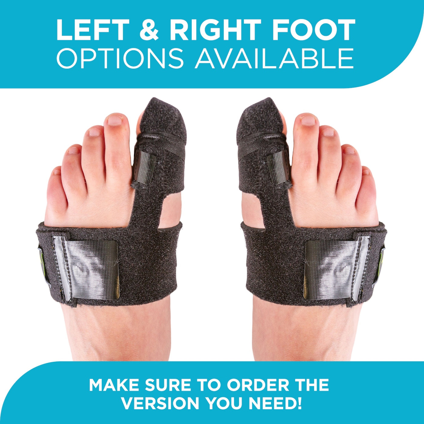 The turf toe support comes in right foot and left foot options so make sure to order the correct one
