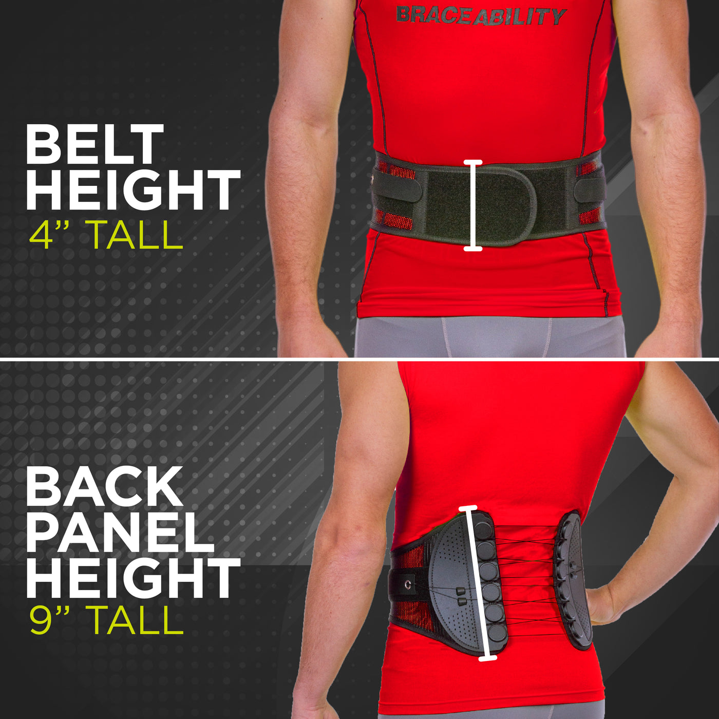 Sports back brace for lumbar support is not bulky and comfortable to wear