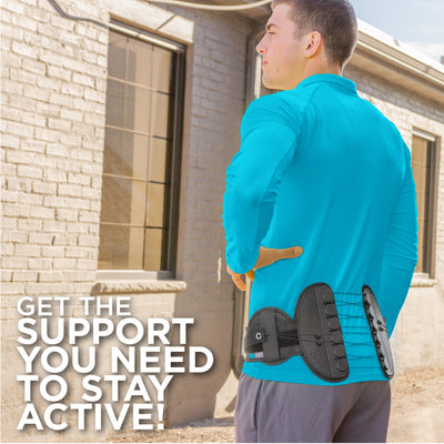 Hip support belt offer stabilization from you L5 vertebra to your coccyx bone
