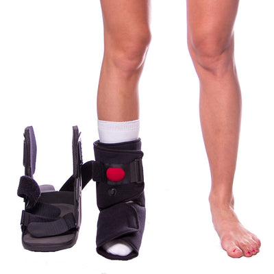 Deluxe foam liner makes this a soft boot for broken foot care