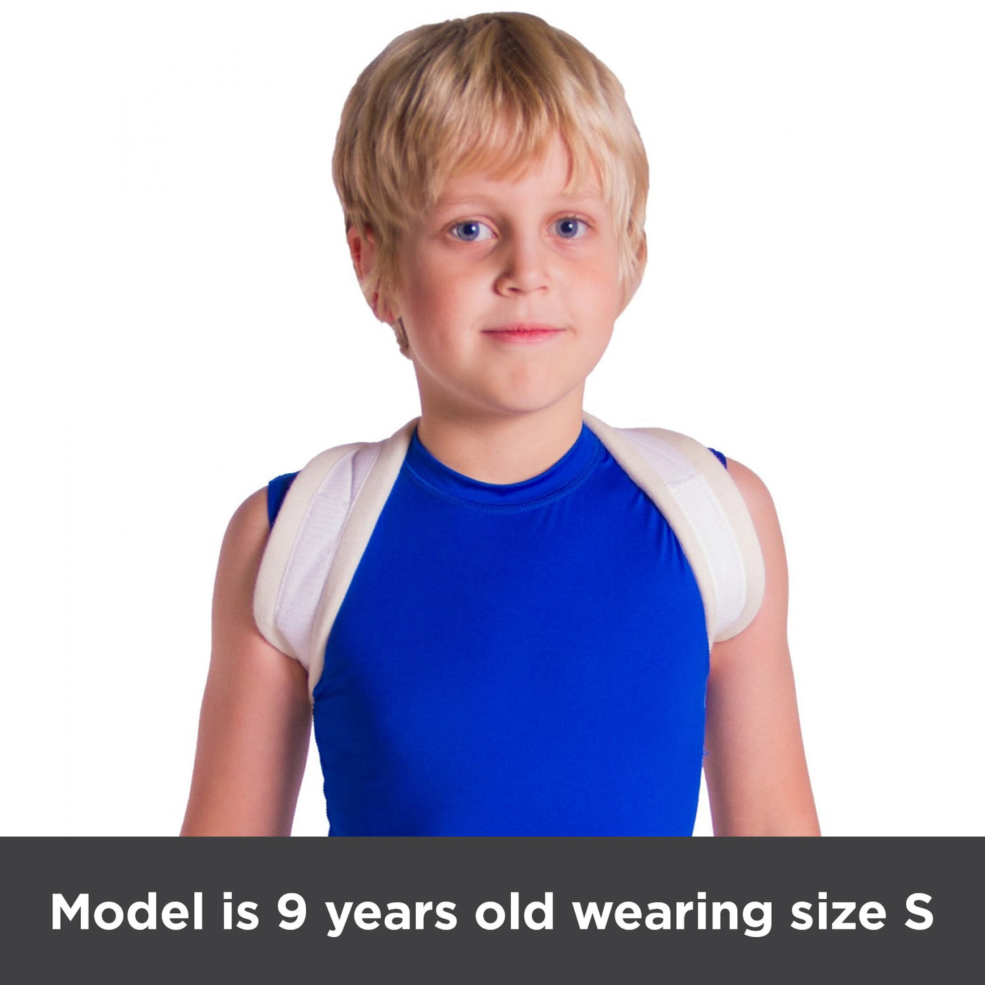Model pictured is 9 years old and wearing a size small