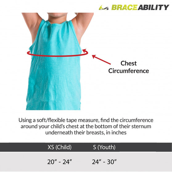 Sizing%20chart%20for%20pediatric%20figure-8%20clavicle%20splint%20and%20posture%20support.%20Available%20in%20sizes%20XXS-S.