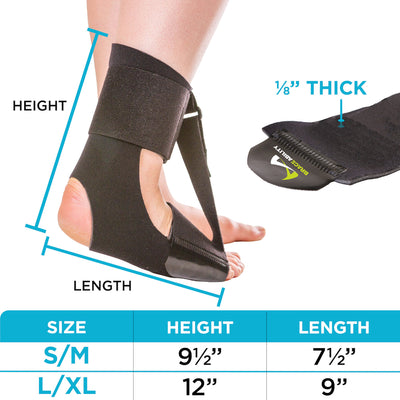 the barefoot ankle sock for neuropathy comes in two heights