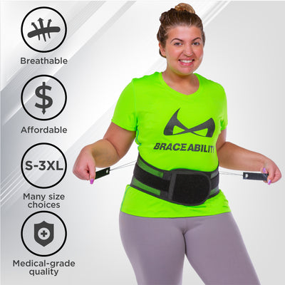Featuring breathable mesh the plus size lumbar spondylolisthesis is a very affordable option to avoid surgery