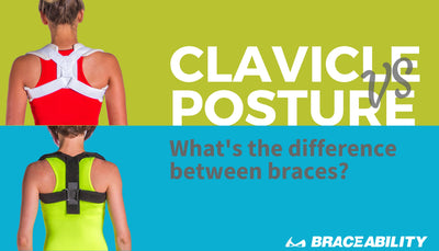Clavicle vs. Posture Braces: They Look Similar but their Uses are Very Different