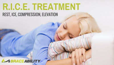 R.I.C.E. Treatment: Rest, Ice, Compression, Elevation