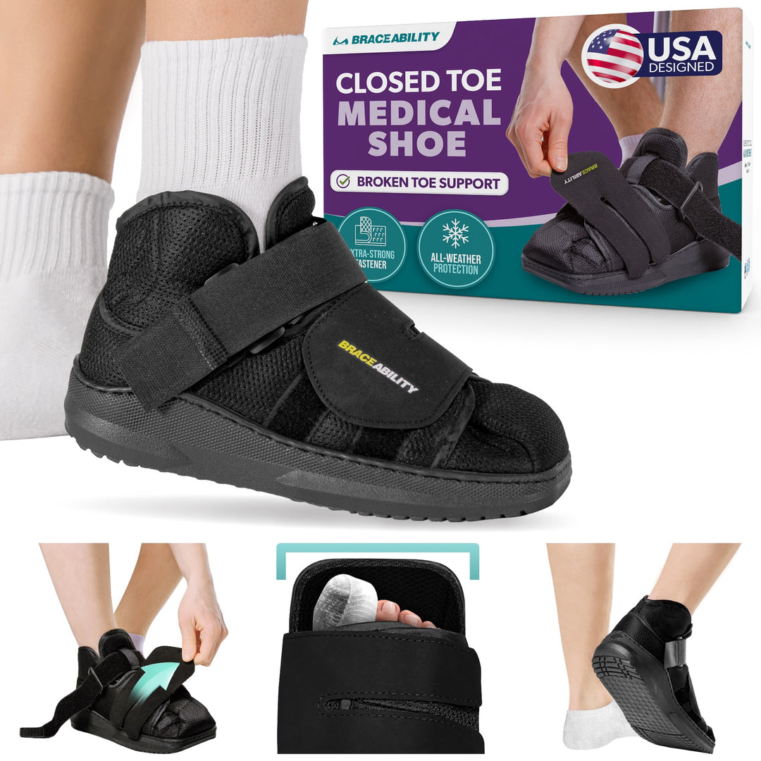 Post Op Ortho Foot Shoes Ossur Soft Cotton Top Post-Op Shoe Free