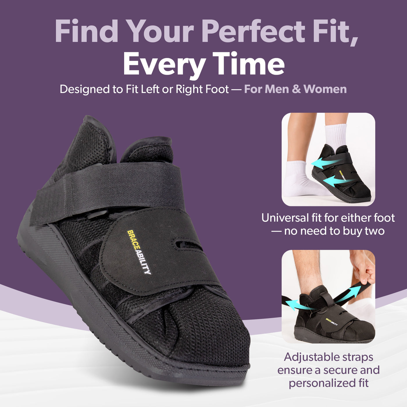 The foot brace for metatarsal stress fractures comes in four lengths from nine to twelve inches
