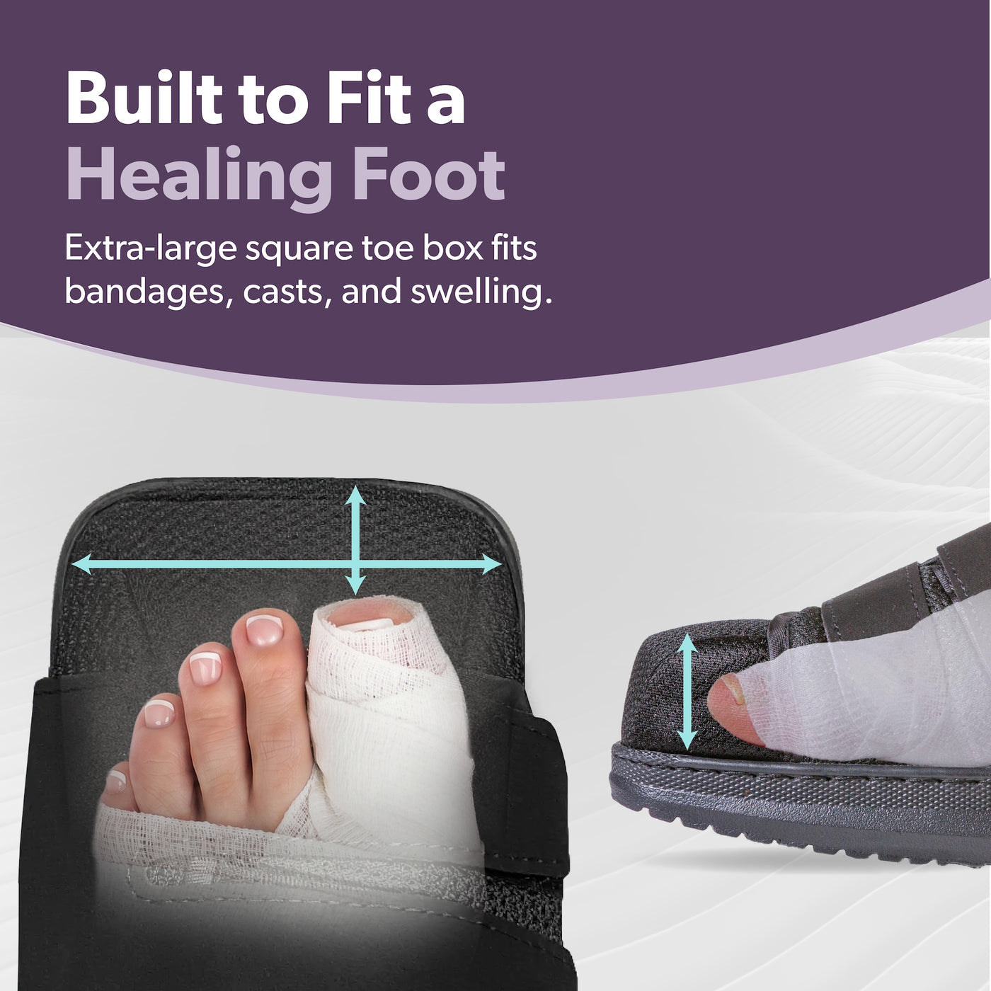 Best Closed Toe Medical Shoe | Fractured Foot Support