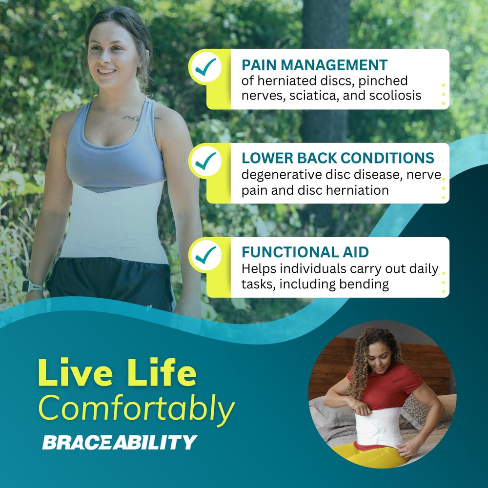 Plus Size Back Plus Size Back Brace | Bariatric Big & Tall Support for Obese Person