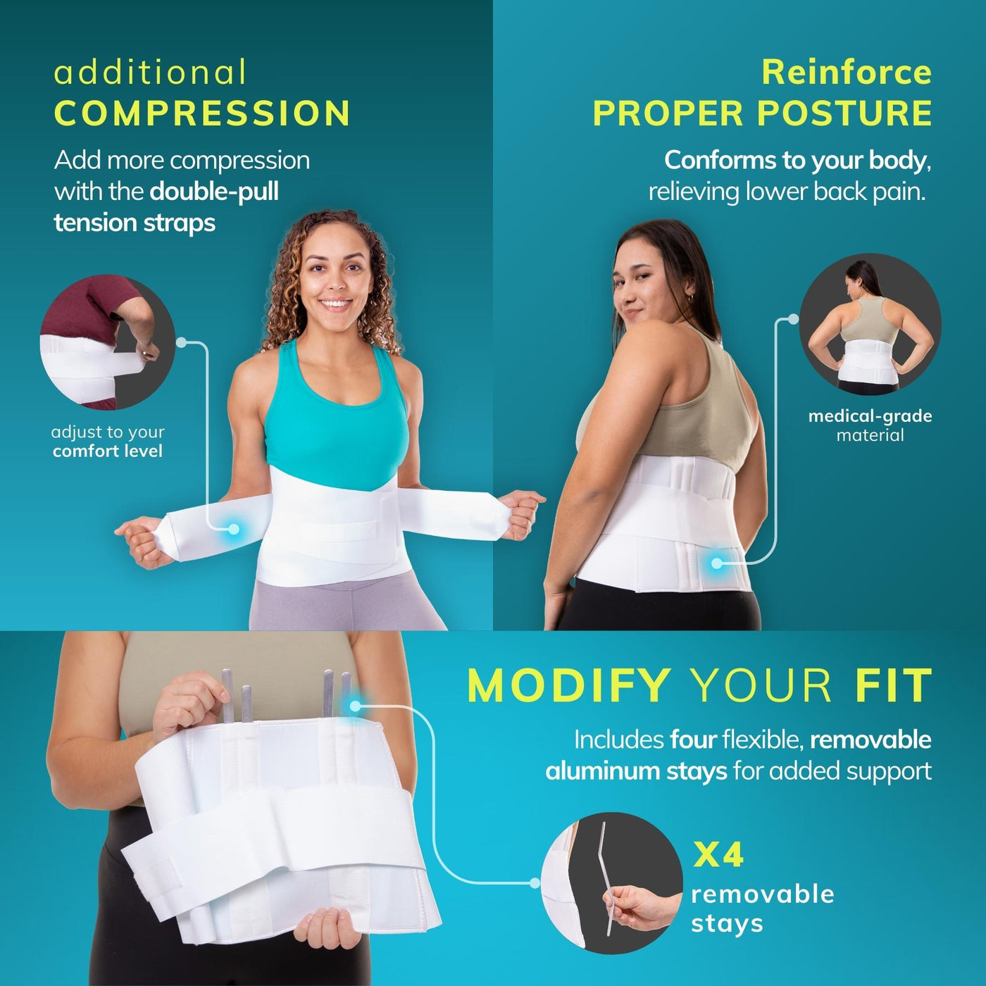 Plus Size Back Plus Size Back Brace | Bariatric Big & Tall Support for Obese Person