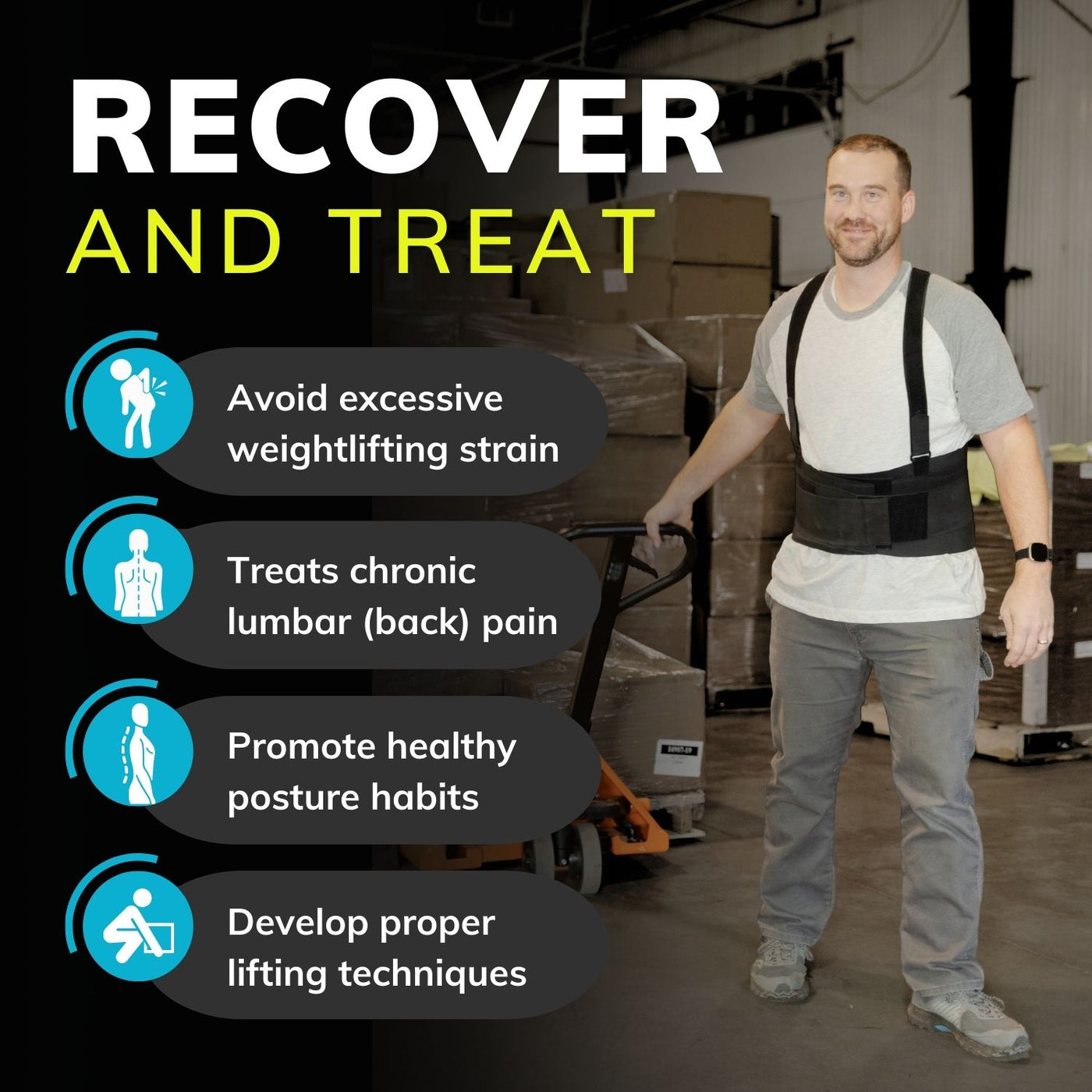 By wearing an industrial back brace to work you can prevent back pain and avoid straining your low back when lifting