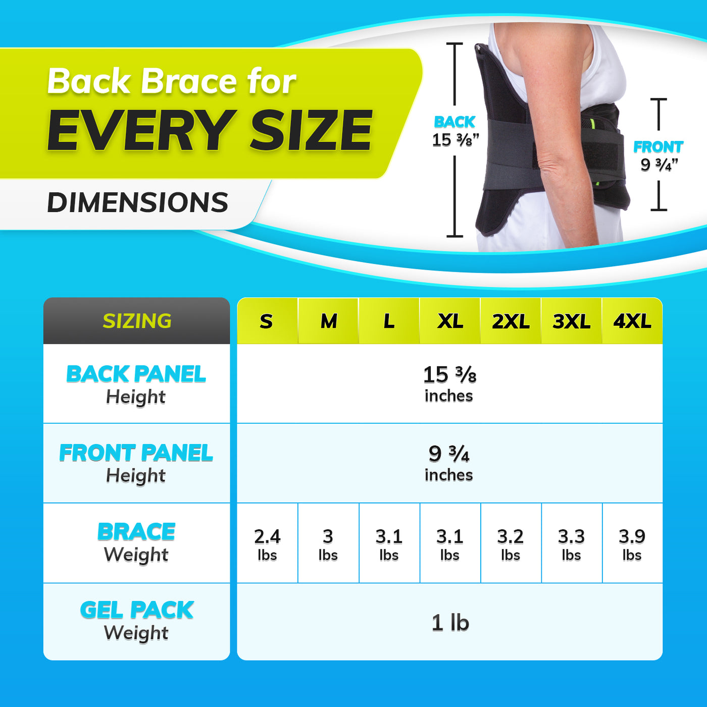Back Brace for Slipped or Herniated Disc Lumbar Spine Support Belt