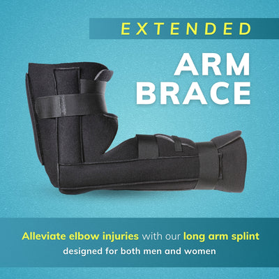 Our breathable arm cast is made for men and women to alleviate elbow injury pain