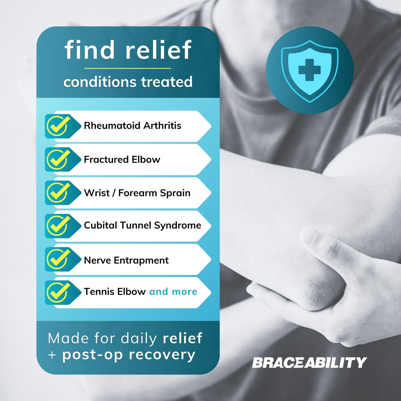 Elbow Fracture Splint | Removable Long Arm Soft Cast Immobilizer Brace