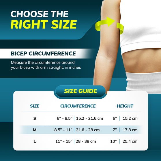 Sizing%20chart%20for%20Adult%20elbow%20restraint.%20Available%20in%20sizes%20S-L.