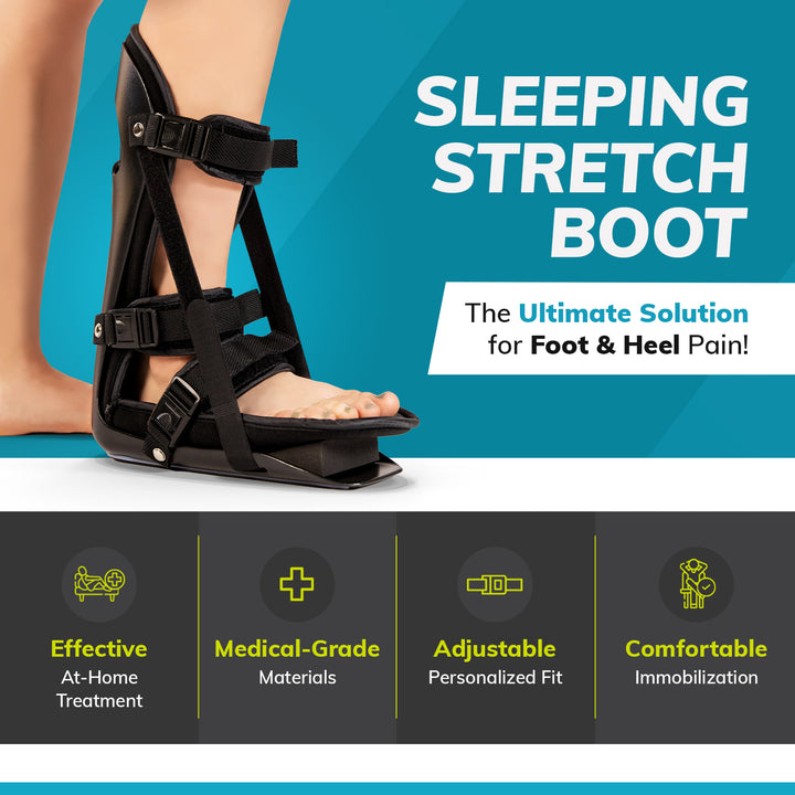 air boot for plantar fasciitis BraceAbility Sleeping Stretch Boot for Plantar Fascia, Achilles Tendonitis & Heel Spur Treatment