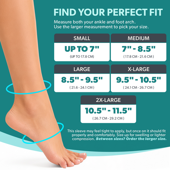 Sizing%20chart%20for%20the%20elastic%20foot%20and%20ankle%20sleeve.%20Available%20in%20sizes%20S-2XL.