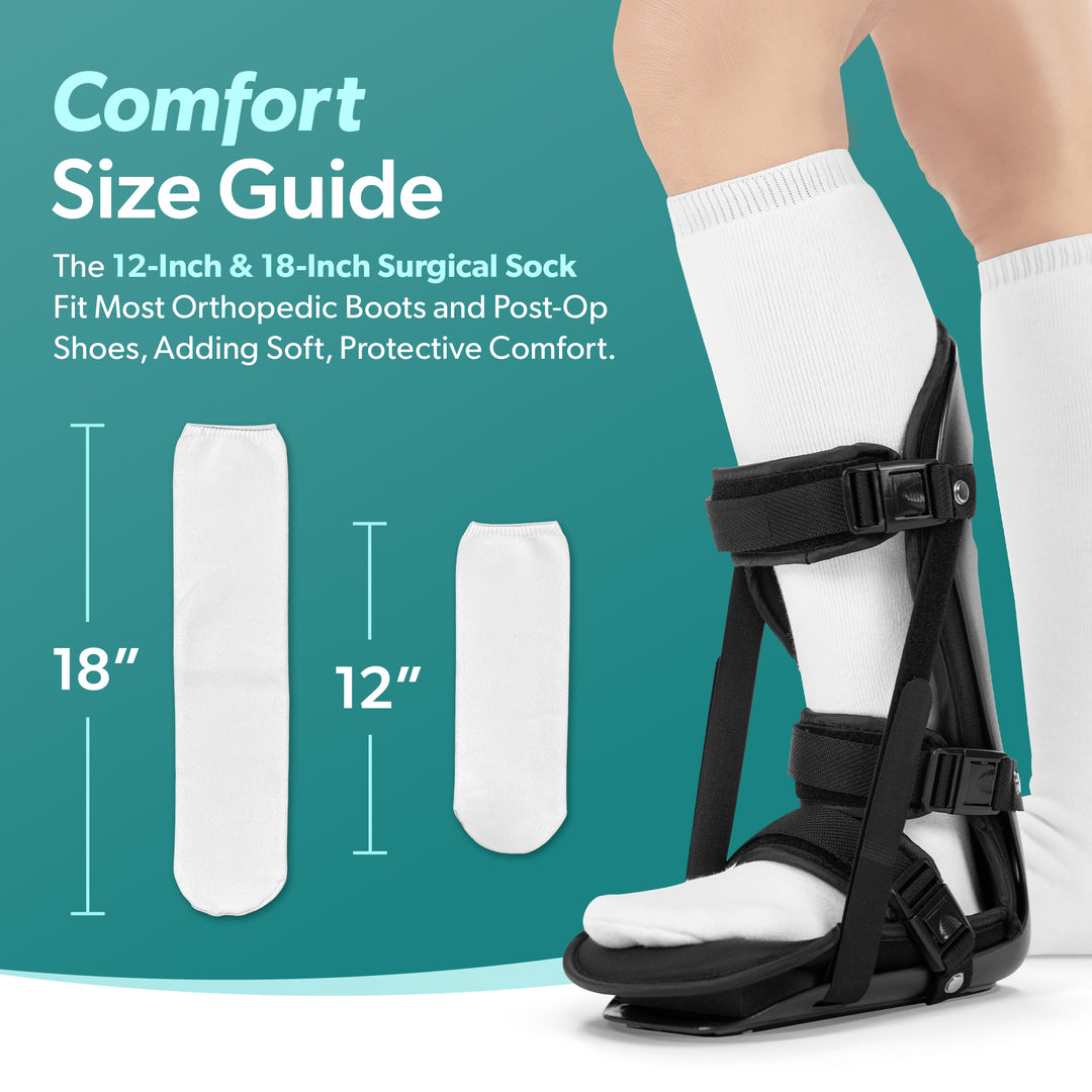 Premium Cast Sock Liners for Walking Boots or Post-op Shoes