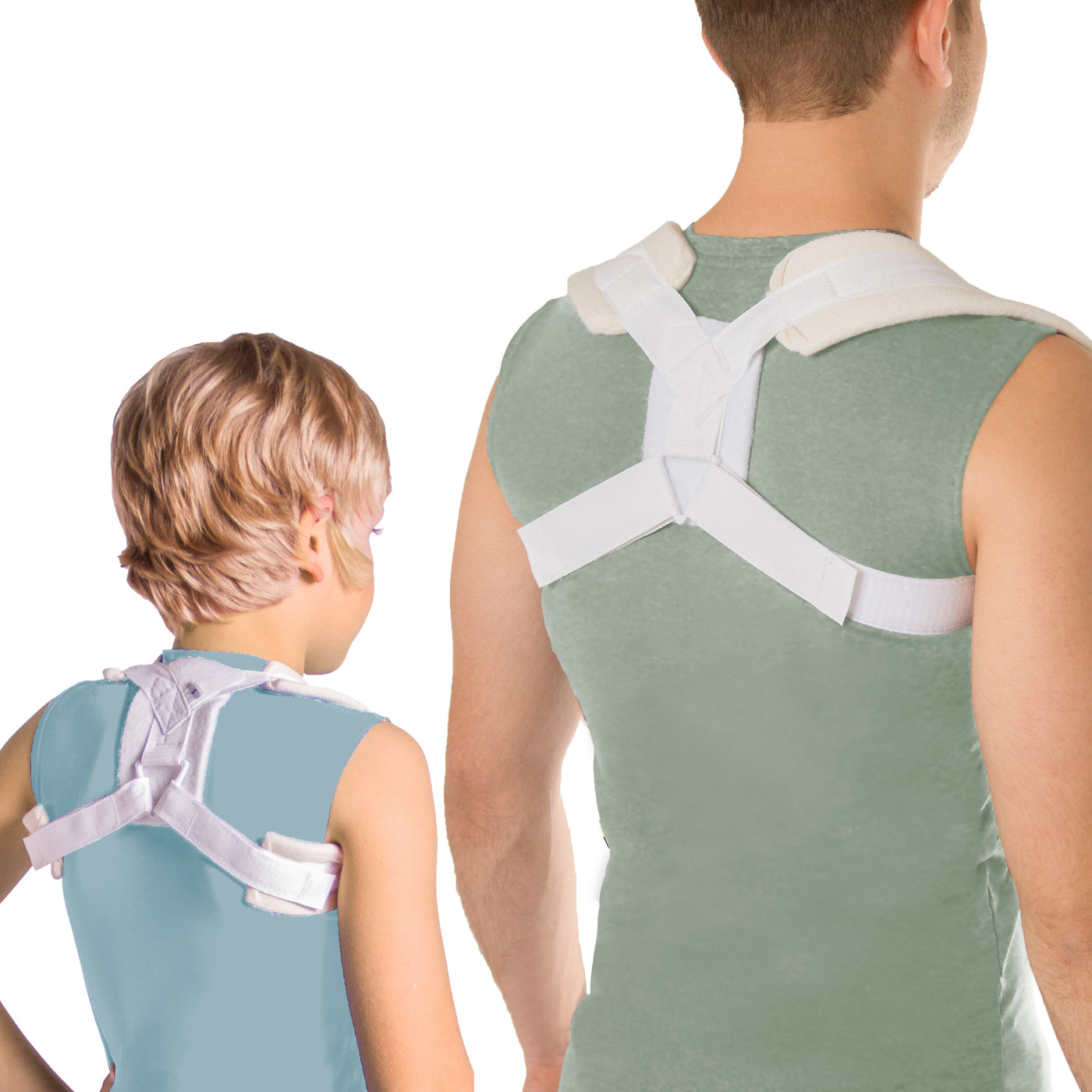 size small clavicle brace fits children and small adults