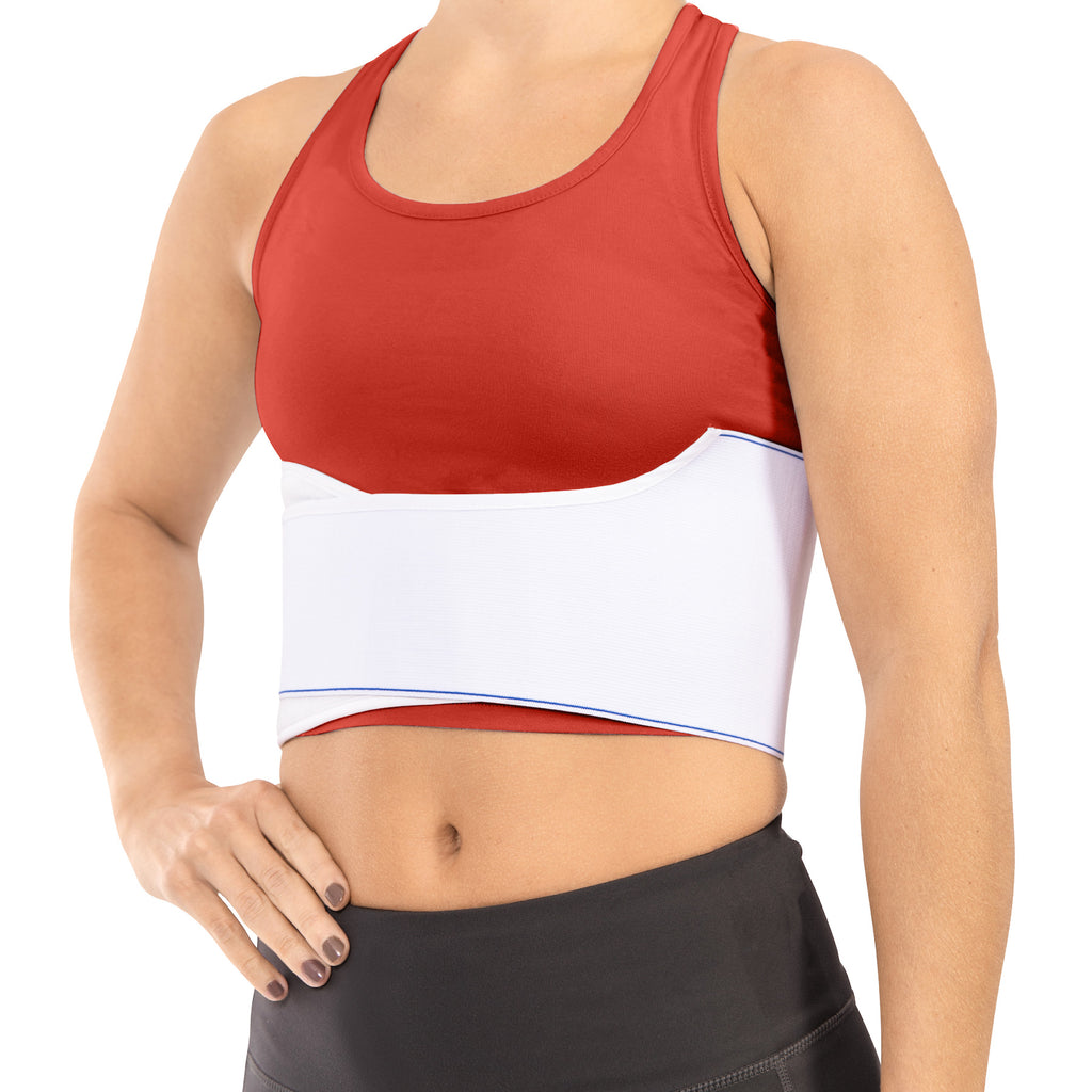 Female Rib Belt and Chest Compression Wrap | Targeted Support for Women's  Rib Cage or Flare Pain Recovery