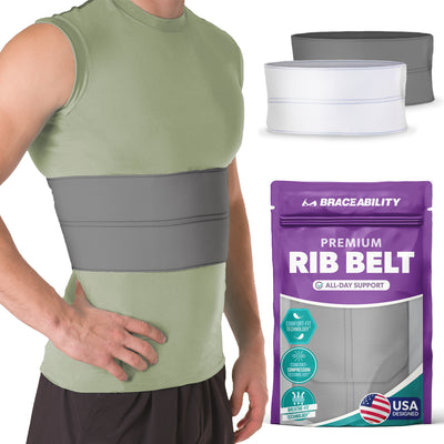 Our BraceAbility cracked rib belt features our trademarked comfort-fit technology