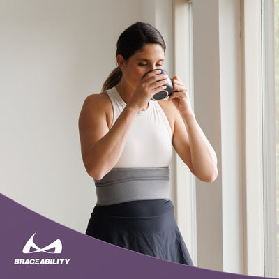 Our supportive compression rib brace is comfortable and soft against your skin
