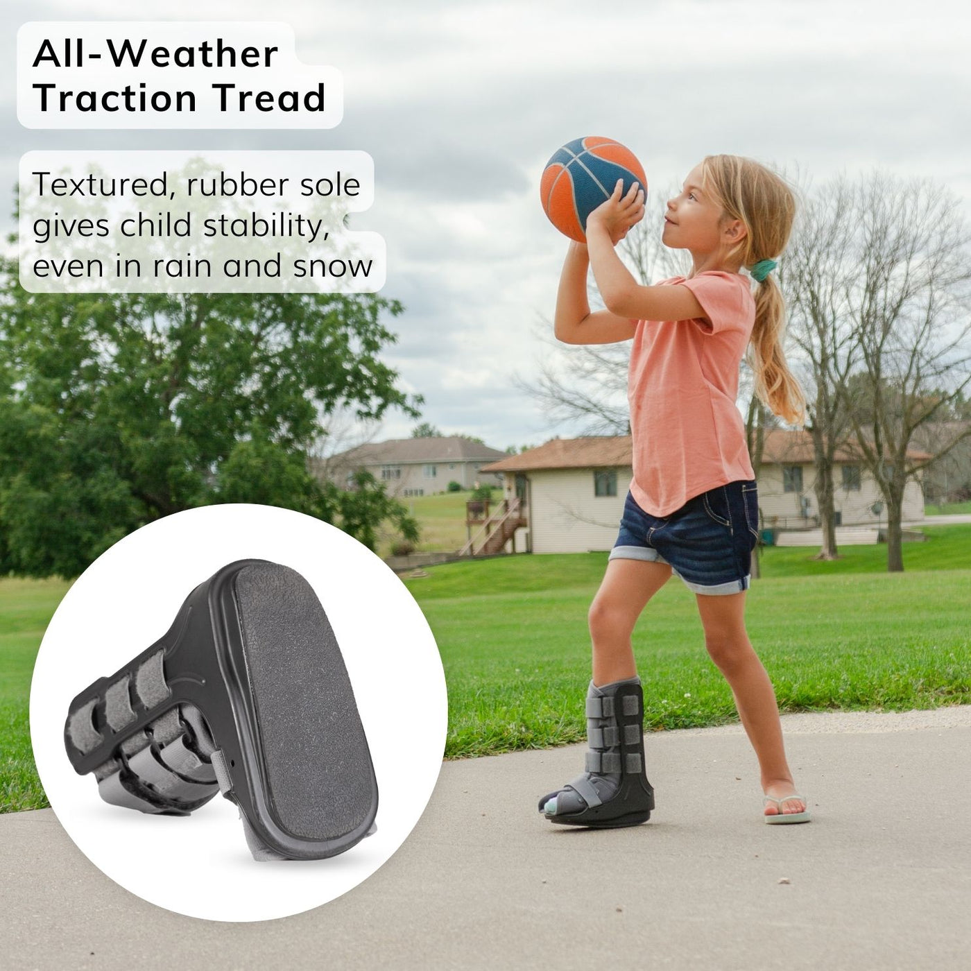 Kids Ankle Brace ExoArmor Pediatric Walking Boot Lightweight