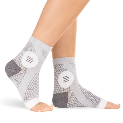 The BraceAbility compression neuropathy socks give quick relief from painful peripheral neuropathy and nerve damage with these socks for diabetic foot pain.