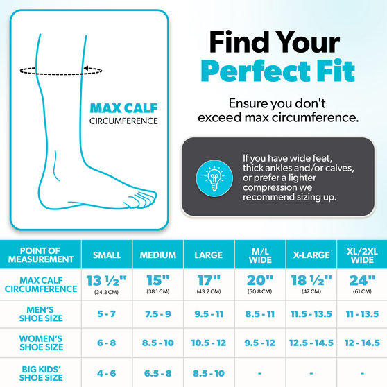 knee%20high%20neuropathy%20compression%20socks%20fitting%20mens%20shoe%20sizing%205%20to%2014.5