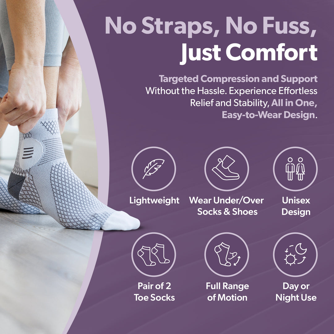 Plantar Fasciitis Relief Masirs Ankle Compression Socks A