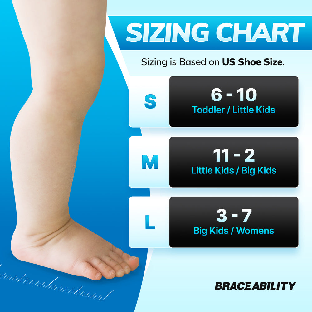 Toe Numbers Pcs Chart Toe Walking Prevention Socks for Kids | Pediatric Foot Brace