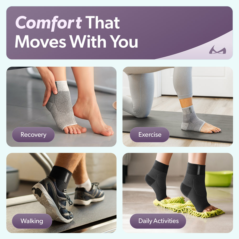 Comfort Knit Ankle Sleeve – Soft, Breathable Support