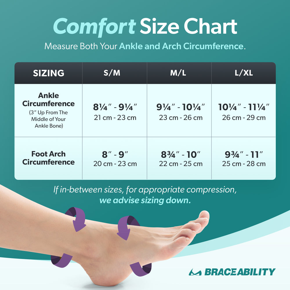 Comfort Knit Ankle Sleeve Soft, Breathable Support