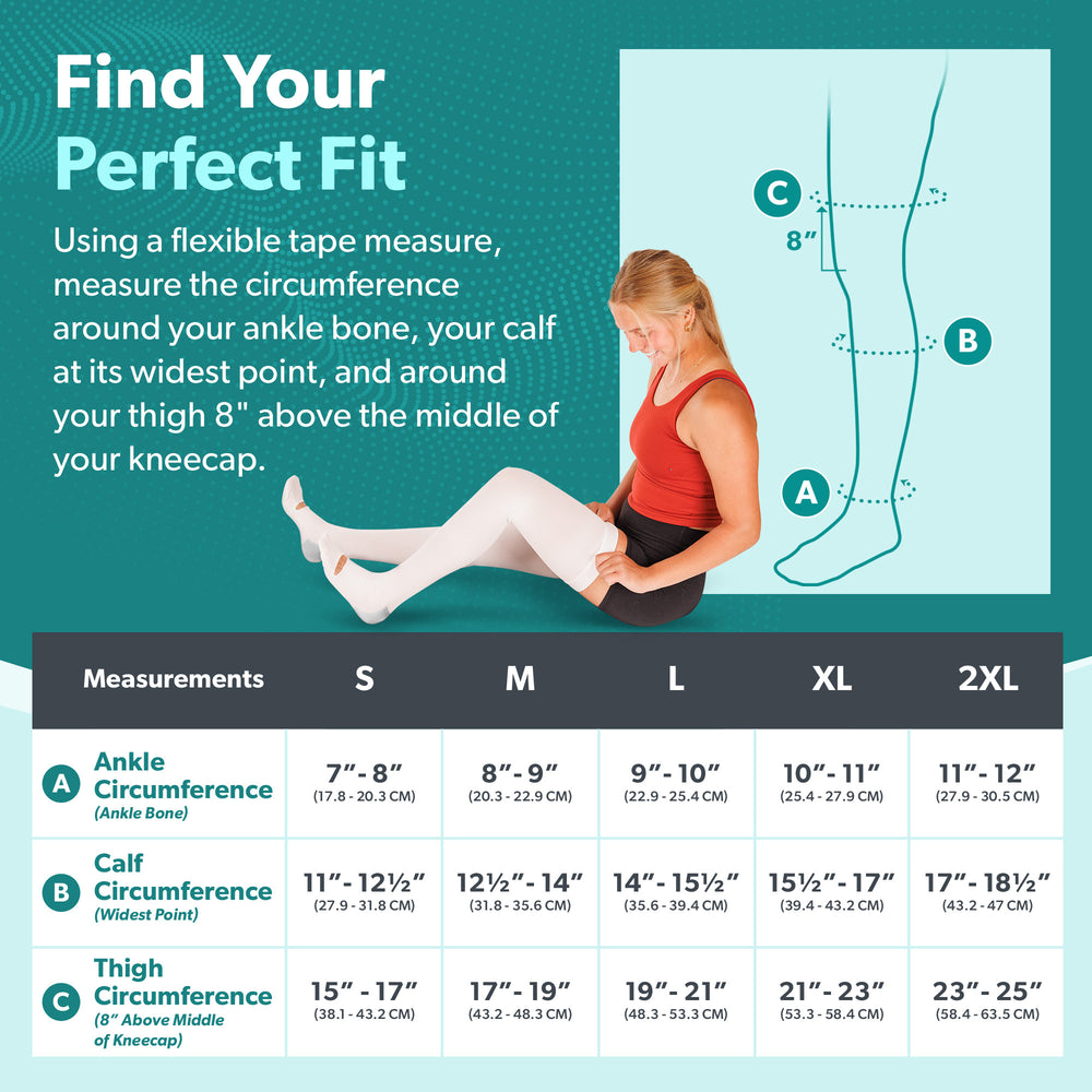 Medical-Grade Anti-Embolism Stockings for DVT and Recovery
