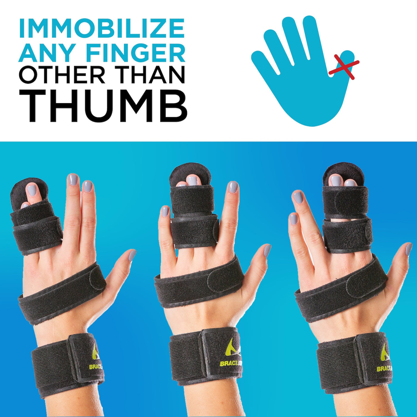 Two Finger Immobilizer Splint | Dupuytrens Contracture Treatment Brace
