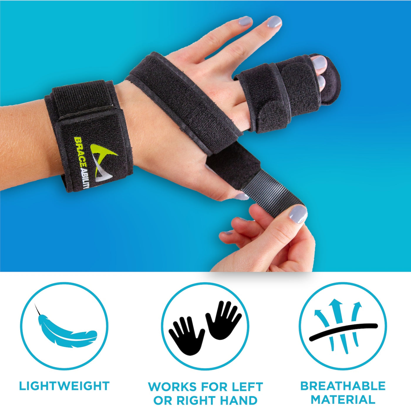 Two Finger Immobilizer Splint | Dupuytrens Contracture Treatment Brace