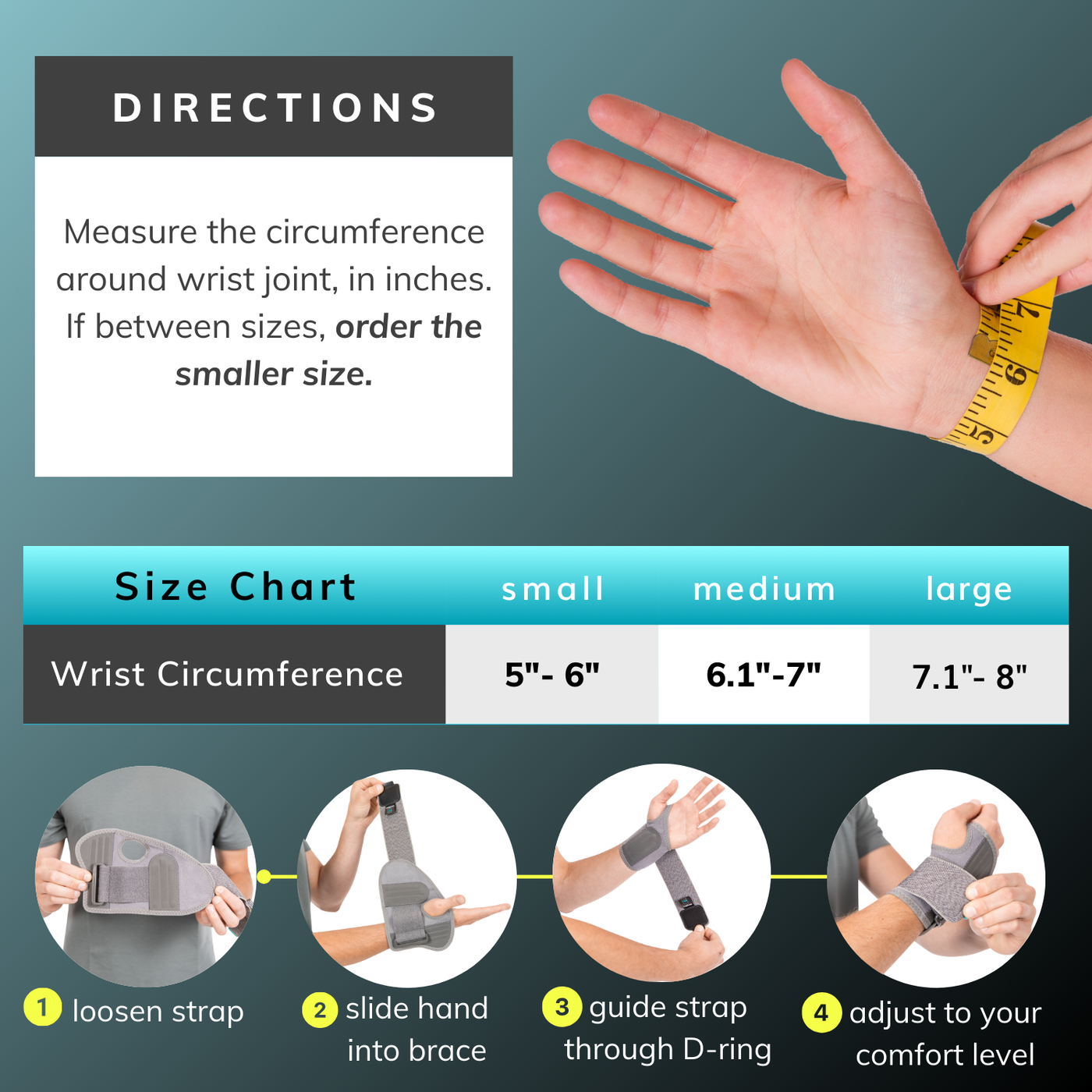 Sports Wrist Brace for Tennis and Pickleball
