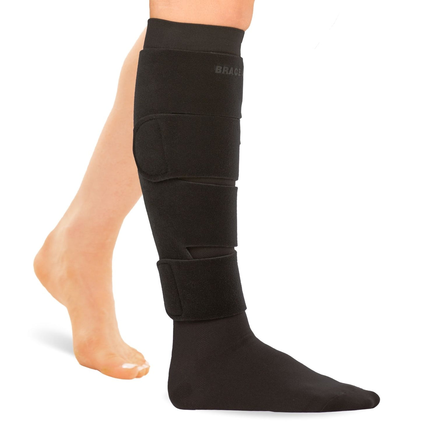 The BraceAbility lymphedema leg compress wrap is perfect for swelling in legs for at home remedies