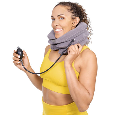 BraceAbility inflatable neck traction device for at home cervical spine stretching