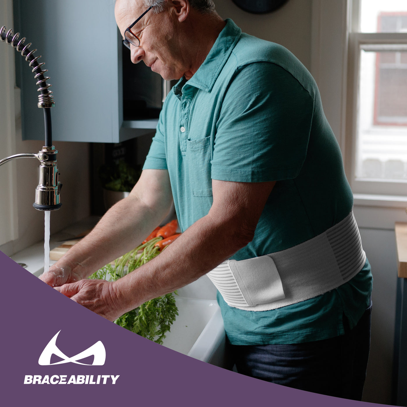 Our hernia support can be worn by men or women