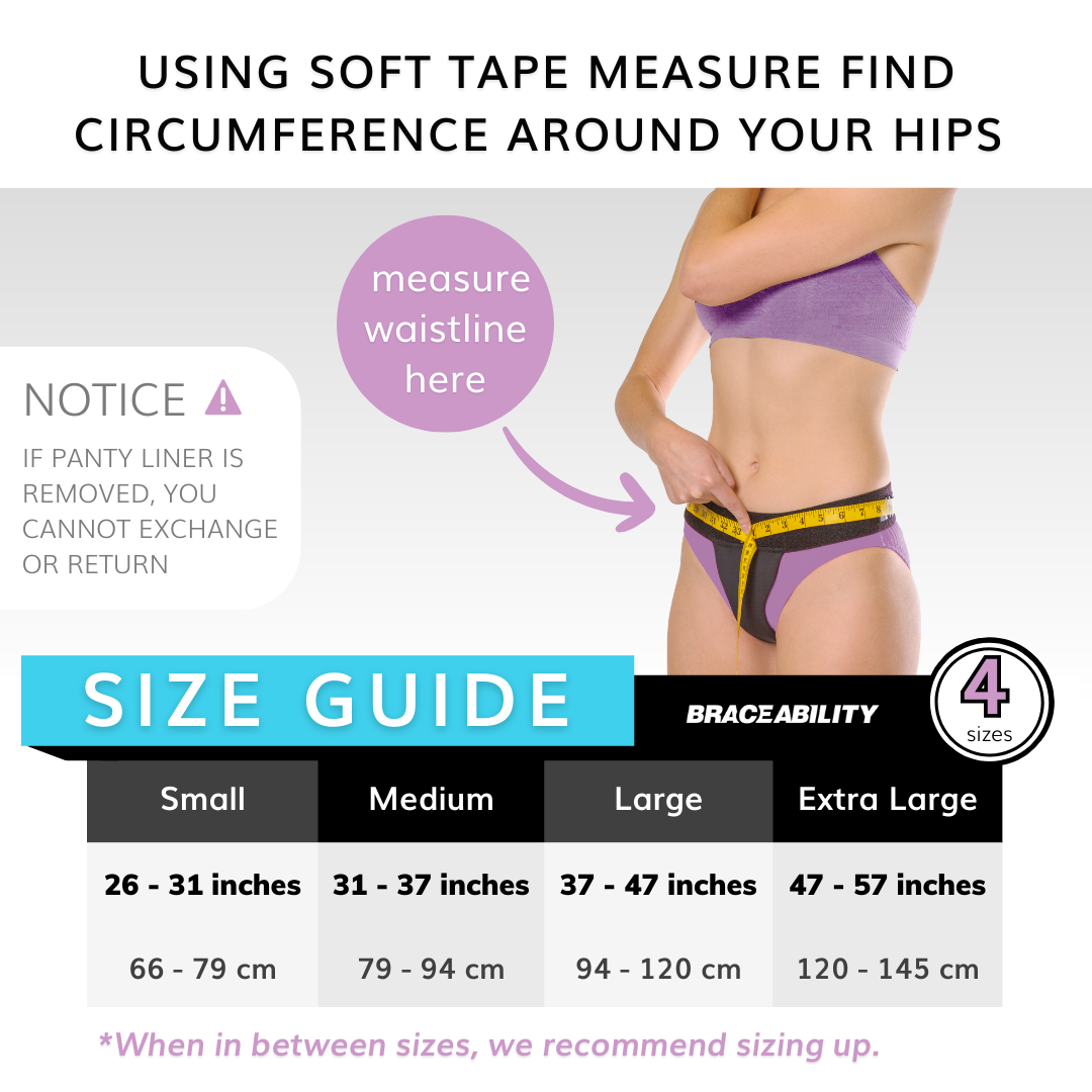 .com: Lauftex Pelvic Support Belt, Organ Prolapse Underwear