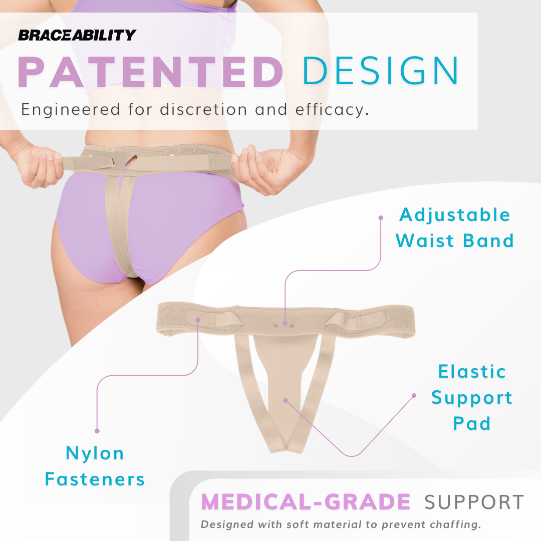 The pregnancy support belt is soft and lightweight making it perfect for all-day use