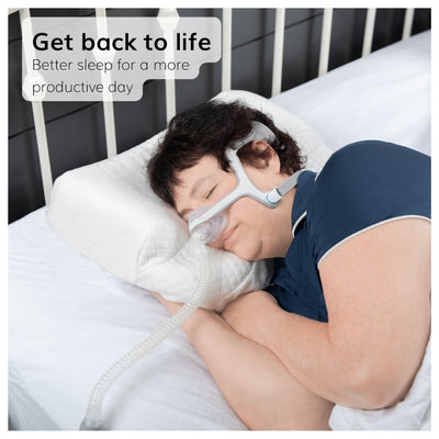 Our CPAP pillow works for men or women to help get you a better nights sleep with your mask on