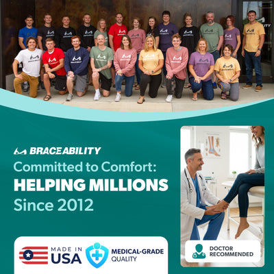 Diabetic Open-Toe Compression Socks - Circulation Support Sleeves for Neuropathy, Swelling, Foot Fatigue (1 Pair)