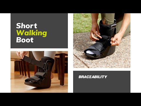 Short Walking Boot | Orthopedic Broken Toe Brace for Fast Recovery from Fractures and Foot Injuries