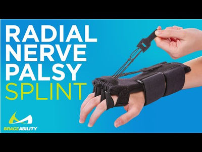 Radial Nerve Palsy Splint | Dynamic Wrist Drop & Finger Extension Brace for Saturday Night, Honeymoon & Crutch Palsy